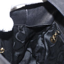 Salvatore Ferragamo Gancini Shoulder Bag Leather Black Gold Auth hk3306-18
