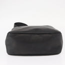 Salvatore Ferragamo Gancini Shoulder Bag Leather Black Gold Auth hk3306-5