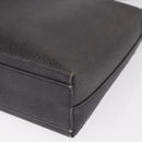 Salvatore Ferragamo Gancini Shoulder Bag Leather Gray Silver Auth hk3307-16