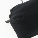 FENDI Mamma Baguette Shoulder Bag Nylon Black Silver Auth hk3309-17