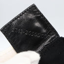 FENDI Mamma Baguette Shoulder Bag Nylon Black Silver Auth hk3309-12