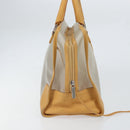 LOEWE Anagram Limited Model Amazona 30 Hand Bag Vinyl Clear Silver Auth hk3315-3