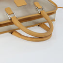 LOEWE Anagram Limited Model Amazona 30 Hand Bag Vinyl Clear Silver Auth hk3315-7