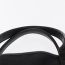 BALENCIAGA Navy Cabas S Hand Bag Canvas Black 339933 Auth hk3318-9