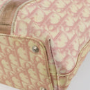 Christian Dior Trotter Canvas Tote Bag PVC Pink Silver Auth hk3319-17