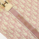 Christian Dior Trotter Canvas Tote Bag PVC Pink Silver Auth hk3319-9