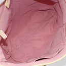 Christian Dior Trotter Canvas Tote Bag PVC Pink Silver Auth hk3319-11