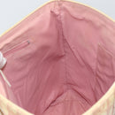 Christian Dior Trotter Canvas Tote Bag PVC Pink Silver Auth hk3319-20