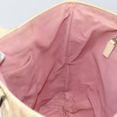 Christian Dior Trotter Canvas Tote Bag PVC Pink Silver Auth hk3319-21