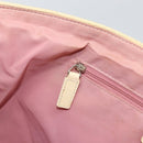 Christian Dior Trotter Canvas Tote Bag PVC Pink Silver Auth hk3319-22