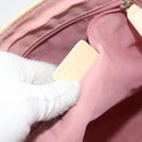Christian Dior Trotter Canvas Tote Bag PVC Pink Silver Auth hk3319-12