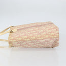 Christian Dior Trotter Canvas Tote Bag PVC Pink Silver Auth hk3319-4