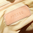 CHANEL Sports Backpack Canvas Beige Gold CC Auth hk3321V-28