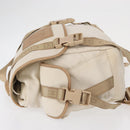 CHANEL Sports Backpack Canvas Beige Gold CC Auth hk3321V-5