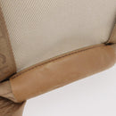 CHANEL Sports Backpack Canvas Beige Gold CC Auth hk3321V-7