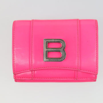 BALENCIAGA Prada Celine Wallet Leather 3 Set Green Pink Navy Auth hk3331 - 0