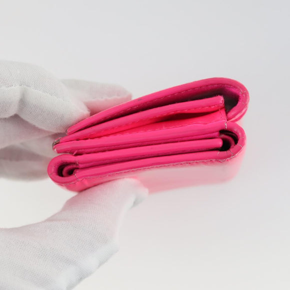 BALENCIAGA Prada Celine Wallet Leather 3 Set Green Pink Navy Auth hk3331