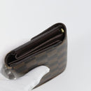 LOUIS VUITTON Damier Ebene Wallet Leather 3 Set LV Auth hk3332-18