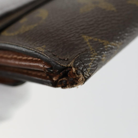 LOUIS VUITTON Monogram Wallet 3 Set LV Auth hk3333