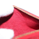 LOUIS VUITTON Epi Soufflot Pouch Red LV Auth hk3334-18