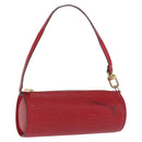 LOUIS VUITTON Epi Soufflot Pouch Red LV Auth hk3334-1