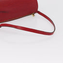 LOUIS VUITTON Epi Soufflot Pouch Red LV Auth hk3334-7