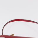 LOUIS VUITTON Epi Soufflot Pouch Red LV Auth hk3334-8