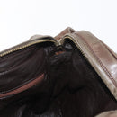 CHANEL Matelasse COCO Mark Shoulder Bag Leather Brown Gold CC Auth hk3336-17