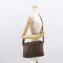 CHANEL Matelasse COCO Mark Shoulder Bag Leather Brown Gold CC Auth hk3336-22