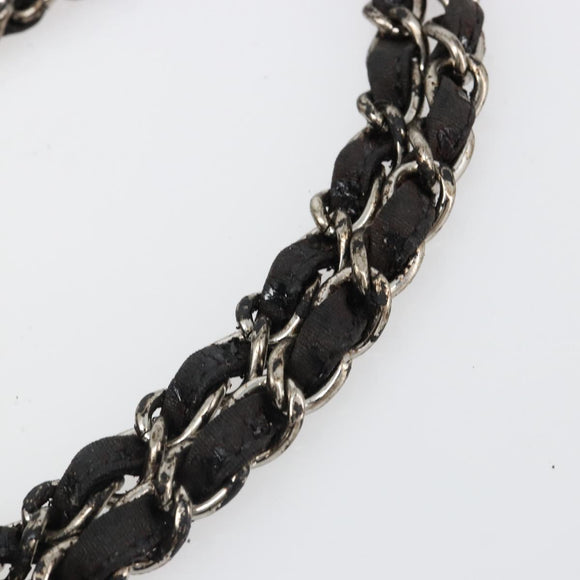 CHANEL COCO Mark Chain Shoulder Bag Patent leather Black Gold CC Auth hk3337