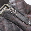 CHANEL COCO Mark Chain Shoulder Bag Patent leather Black Gold CC Auth hk3337-28