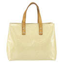 LOUIS VUITTON Monogram Vernis Reade PM Hand Bag Perle M91336 LV Auth hk3339-13