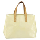 LOUIS VUITTON Monogram Vernis Reade PM Hand Bag Perle M91336 LV Auth hk3340-13