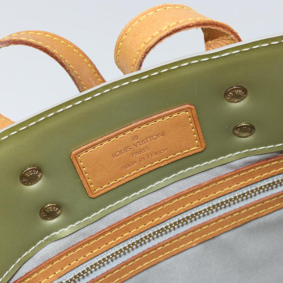 LOUIS VUITTON Monogram Vernis Reade PM Hand Bag Gris M91145 LV Auth hk3341