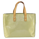 LOUIS VUITTON Monogram Vernis Reade PM Hand Bag Gris M91145 LV Auth hk3341-13