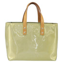 LOUIS VUITTON Monogram Vernis Reade PM Hand Bag Gris M91145 LV Auth hk3341-2