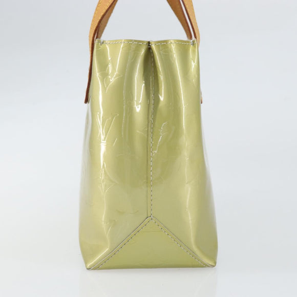 LOUIS VUITTON Monogram Vernis Reade PM Hand Bag Gris M91145 LV Auth hk3341