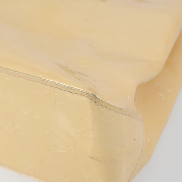 LOUIS VUITTON Monogram Vernis Reade PM Bag Marshmallow Pink M91306 Auth hk3342