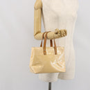 LOUIS VUITTON Monogram Vernis Reade PM Bag Marshmallow Pink M91306 Auth hk3342-22