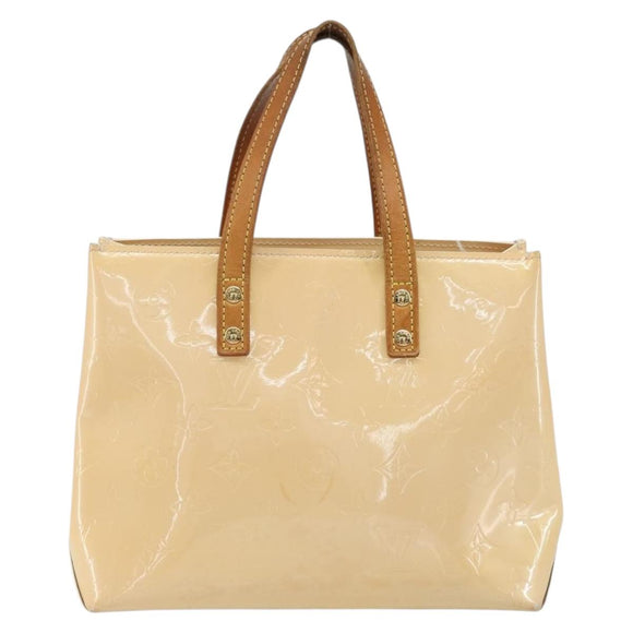 LOUIS VUITTON Monogram Vernis Reade PM Bag Marshmallow Pink M91306 Auth hk3342