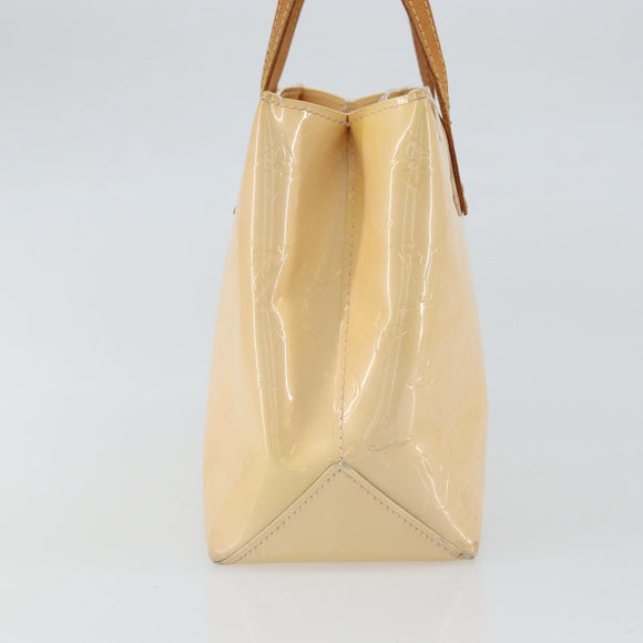 LOUIS VUITTON Monogram Vernis Reade PM Bag Marshmallow Pink M91306 Auth hk3342