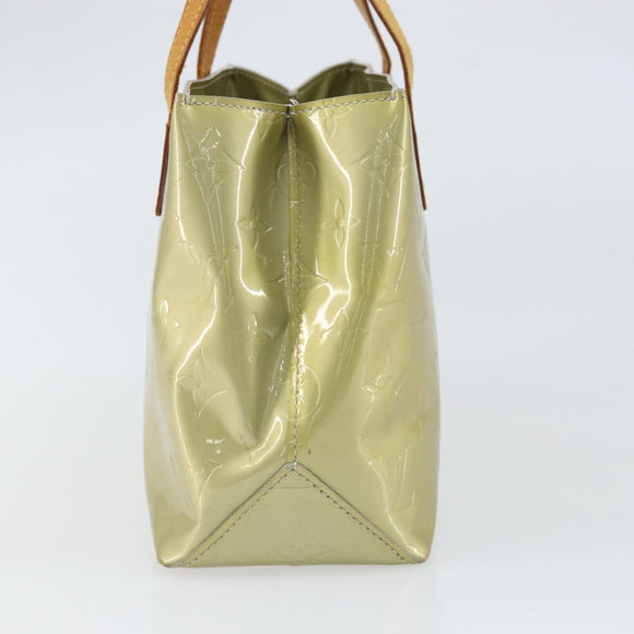 LOUIS VUITTON Monogram Vernis Reade PM Hand Bag Gris M91145 LV Auth hk3343