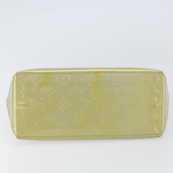 LOUIS VUITTON Monogram Vernis Reade PM Hand Bag Gris M91145 LV Auth hk3343