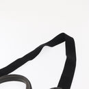 PRADA Canapa PM Hand Bag Canvas 2way Black Gold Auth hk3347-14