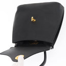 GIVENCHY Hand Bag Leather Black Gold Auth hk3353-10