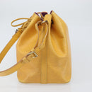 LOUIS VUITTON Epi Petit Noe Shoulder Bag Yellow M44109 LV Auth hk3356-3