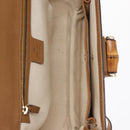 GUCCI New Bamboo Tote Bag Leather 2way Brown Gold 254884 Auth hk3362V-10