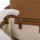 GUCCI New Bamboo Tote Bag Leather 2way Brown Gold 254884 Auth hk3362V-28