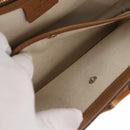 GUCCI New Bamboo Tote Bag Leather 2way Brown Gold 254884 Auth hk3362V-30