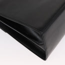 Salvatore Ferragamo Gancini Hand Bag Leather 2way Black Gold Auth hk3364-17